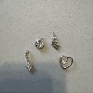 Disney Inspired Sterling Silver necklace charms